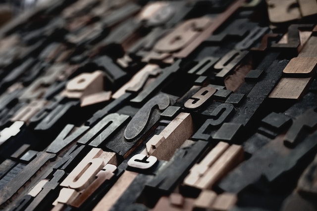 Typesetting blocks form alphabet spaghetti a bit like a language model might spit out. Photo by Raphael Schaller on Unsplash